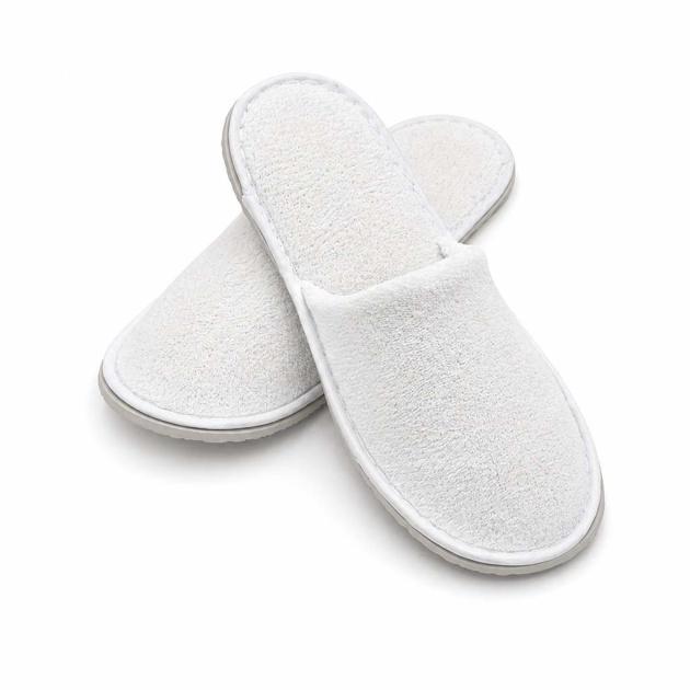 Hotelové šľapky coral velvet biela