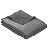 Jacquard Decke Fano anthrazit