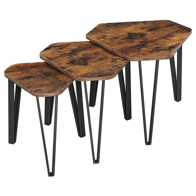 Odkladací stolík ELAIN set 3ks