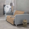 Jacquard Decke Fano camel3