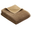 Jacquard Decke Fano camel